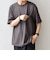 SHIPS any:〈接触冷感/吸水速乾/UVカット/遮熱〉Raylock ダブルフェイス ポケット Tシャツ