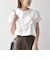 《予約》SHIPS any:〈洗濯機可能〉ジャージー フリル TEE