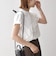 《予約》SHIPS any:〈洗濯機可能〉ジャージー フリル TEE