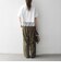 《予約》SHIPS any:〈洗濯機可能〉ジップ レース ヘム ハーフスリーブ TEE