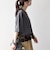 《一部追加予約》SHIPS any:〈洗濯機可能〉ジップ レース ヘム ハーフスリーブ TEE