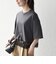 《一部追加予約》SHIPS any:〈洗濯機可能〉ジップ レース ヘム ハーフスリーブ TEE