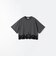 《一部追加予約》SHIPS any:〈洗濯機可能〉ジップ レース ヘム ハーフスリーブ TEE