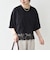 《一部予約》SHIPS any:〈洗濯機可能〉ジップ レース ヘム ハーフスリーブ TEE