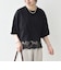 《一部予約》SHIPS any:〈洗濯機可能〉ジップ レース ヘム ハーフスリーブ TEE