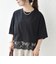《一部追加予約》SHIPS any:〈洗濯機可能〉ジップ レース ヘム ハーフスリーブ TEE