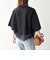 《予約》SHIPS any:〈洗濯機可能〉ジップ レース ヘム ハーフスリーブ TEE