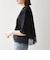 《予約》SHIPS any:〈洗濯機可能〉ジップ レース ヘム ハーフスリーブ TEE