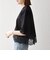 《予約》SHIPS any:〈洗濯機可能〉ジップ レース ヘム ハーフスリーブ TEE