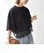 《予約》SHIPS any:〈洗濯機可能〉ジップ レース ヘム ハーフスリーブ TEE