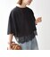 《予約》SHIPS any:〈洗濯機可能〉ジップ レース ヘム ハーフスリーブ TEE