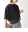《一部予約》SHIPS any:〈洗濯機可能〉ジップ レース ヘム ハーフスリーブ TEE