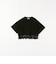 《一部予約》SHIPS any:〈洗濯機可能〉ジップ レース ヘム ハーフスリーブ TEE
