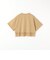 《予約》SHIPS any:〈洗濯機可能〉ジップ レース ヘム ハーフスリーブ TEE