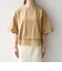《予約》SHIPS any:〈洗濯機可能〉ジップ レース ヘム ハーフスリーブ TEE