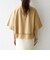 《予約》SHIPS any:〈洗濯機可能〉ジップ レース ヘム ハーフスリーブ TEE