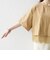 《予約》SHIPS any:〈洗濯機可能〉ジップ レース ヘム ハーフスリーブ TEE