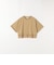 《一部予約》SHIPS any:〈洗濯機可能〉ジップ レース ヘム ハーフスリーブ TEE