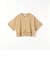 《一部予約》SHIPS any:〈洗濯機可能〉ジップ レース ヘム ハーフスリーブ TEE