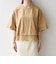 《一部追加予約》SHIPS any:〈洗濯機可能〉ジップ レース ヘム ハーフスリーブ TEE