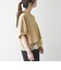 《一部追加予約》SHIPS any:〈洗濯機可能〉ジップ レース ヘム ハーフスリーブ TEE