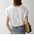 《予約》SHIPS any:〈洗濯機可能〉ジャージー フレンチスリーブ レース TEE