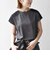 《一部追加予約》SHIPS any:〈洗濯機可能〉ジャージー フレンチスリーブ レース TEE