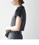 《一部追加予約》SHIPS any:〈洗濯機可能〉ジャージー フレンチスリーブ レース TEE