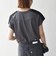《一部追加予約》SHIPS any:〈洗濯機可能〉ジャージー フレンチスリーブ レース TEE