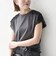 《一部追加予約》SHIPS any:〈洗濯機可能〉ジャージー フレンチスリーブ レース TEE
