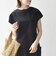 《予約》SHIPS any:〈洗濯機可能〉ジャージー フレンチスリーブ レース TEE