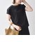 《予約》SHIPS any:〈洗濯機可能〉ジャージー フレンチスリーブ レース TEE