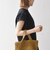 《予約》SHIPS any:〈洗濯機可能〉ジャージー フレンチスリーブ レース TEE