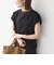 《予約》SHIPS any:〈洗濯機可能〉ジャージー フレンチスリーブ レース TEE