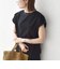 《予約》SHIPS any:〈洗濯機可能〉ジャージー フレンチスリーブ レース TEE