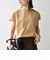 《予約》SHIPS any:〈洗濯機可能〉ジャージー フレンチスリーブ レース TEE