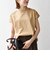 《予約》SHIPS any:〈洗濯機可能〉ジャージー フレンチスリーブ レース TEE