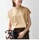 《予約》SHIPS any:〈洗濯機可能〉ジャージー フレンチスリーブ レース TEE