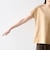《予約》SHIPS any:〈洗濯機可能〉ジャージー フレンチスリーブ レース TEE