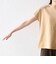 《一部追加予約》SHIPS any:〈洗濯機可能〉ジャージー フレンチスリーブ レース TEE