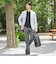 SHIPS:〈FUNCTION〉COOLMOTION(R) メッシュ サイドシャーリング スラックス