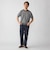 JOHN SMEDLEY: HOWICK マイクロボーダー ニット Tシャツ