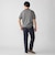 JOHN SMEDLEY: HOWICK マイクロボーダー ニット Tシャツ