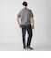 JOHN SMEDLEY: HOWICK マイクロボーダー ニット Tシャツ