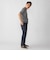 JOHN SMEDLEY: HOWICK マイクロボーダー ニット Tシャツ