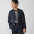 JOHN SMEDLEY: HOWICK マイクロボーダー ニット Tシャツ