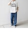 【SHIPS any別注】ONEITA:〈洗濯機可能〉ピグメント ダイ リラックス プリント Tシャツ◆