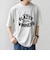 【SHIPS any別注】ONEITA:〈洗濯機可能〉ピグメント ダイ リラックス プリント Tシャツ◆