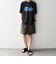 【SHIPS any別注】ONEITA:〈洗濯機可能〉ピグメント ダイ リラックス プリント Tシャツ◆