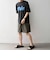 【SHIPS any別注】ONEITA:〈洗濯機可能〉ピグメント ダイ リラックス プリント Tシャツ◆
